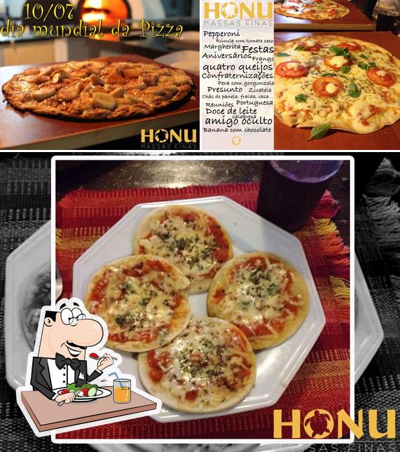 Comida em Honu massas finas