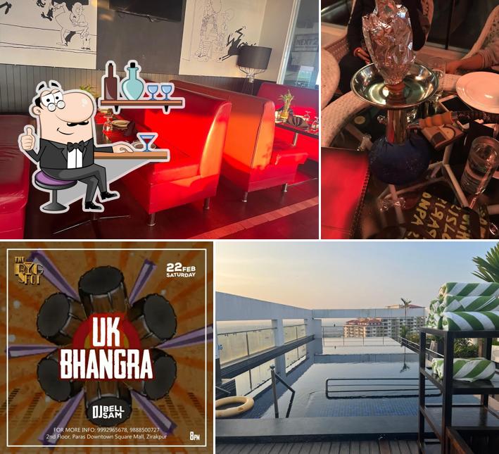 Take a seat at one of the tables at Big Shot- The Bar