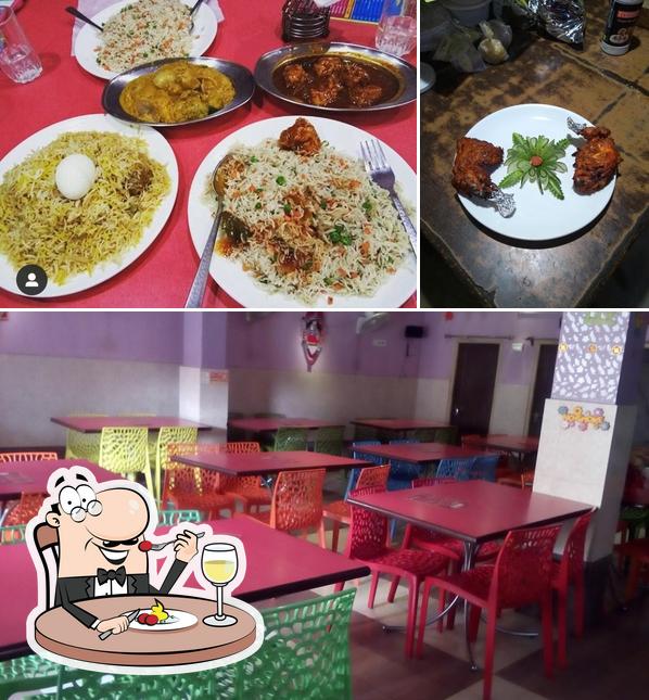 The restaurant's food and interior