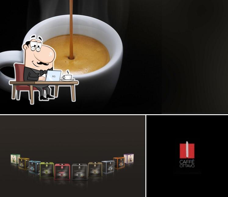 Gli interni di Caffè Ottavo