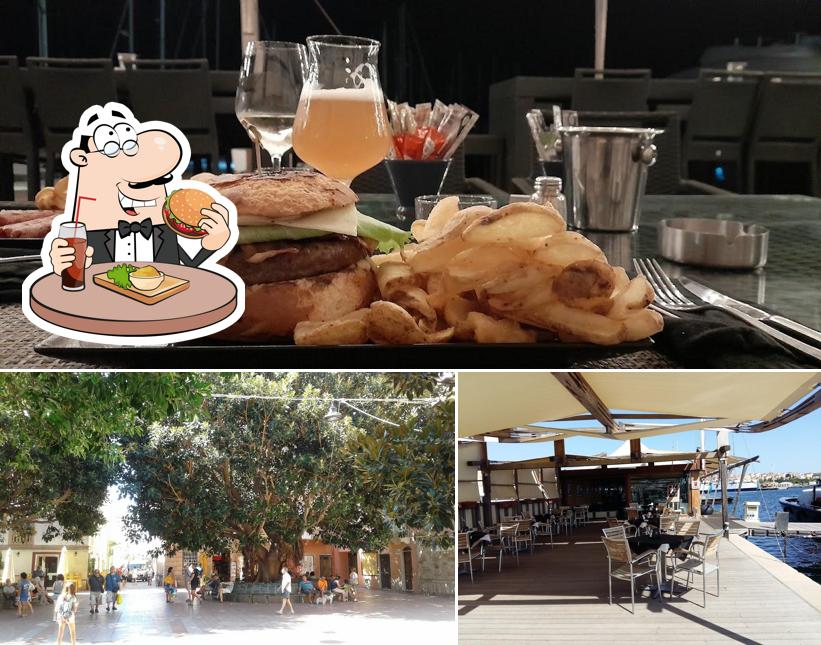 Prova un hamburger a Club House by Marinatour
