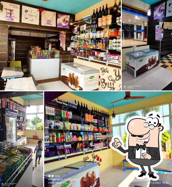 The interior of KUMBAKONAM DEGREE COFFEE & TEA, TIFINS, ICE CREAM'S, COOLL DRINKS, PUFF'S