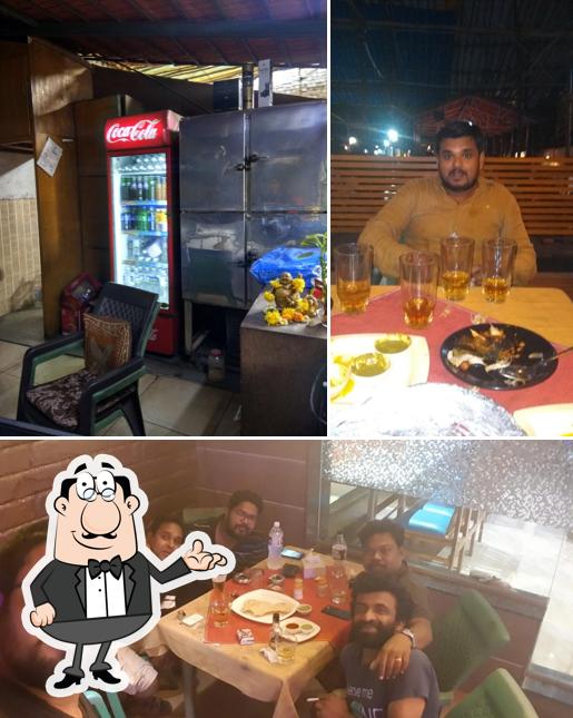 The interior of Kaka Ka Dhaba
