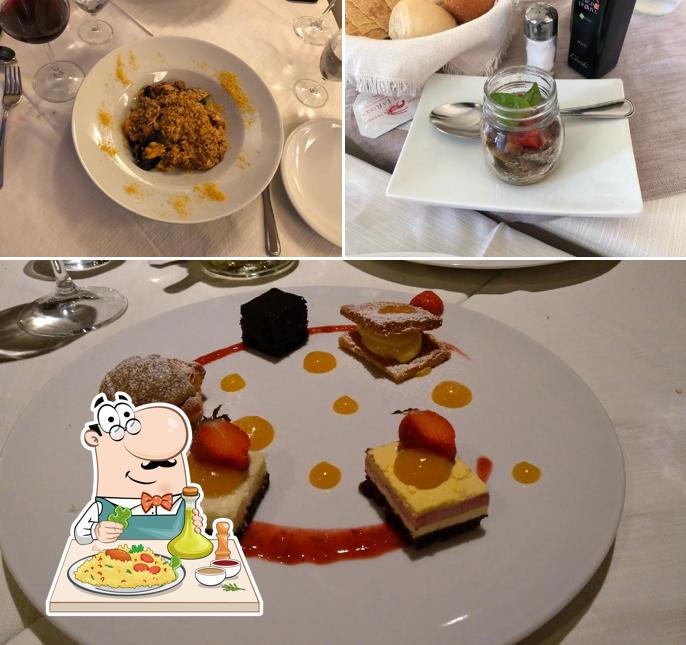 Platti al Ristorante La Rocca da Chiara