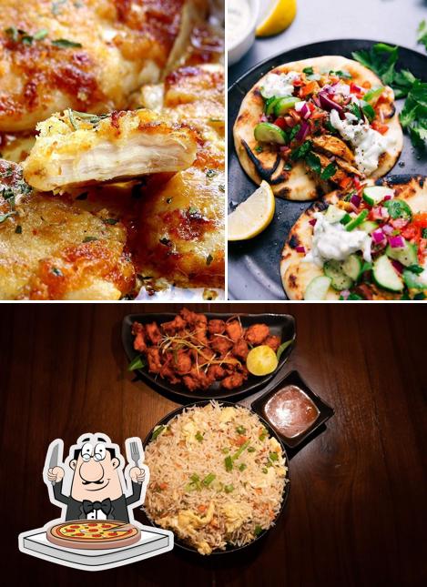 Pick pizza at SECRET KITCHEN RESTAURANT
