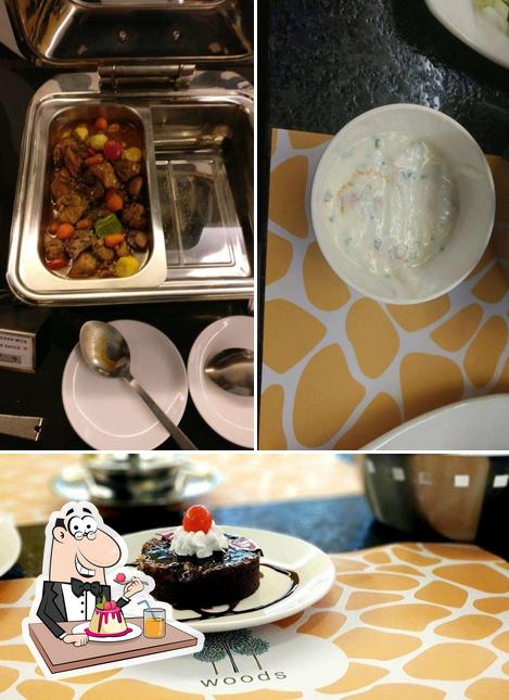 Woods @ Wonderla Resort serves a variety of sweet dishes