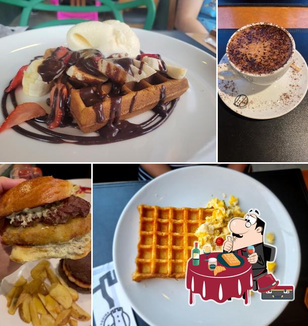 Waffles em Restaurante Esquina Maddalena