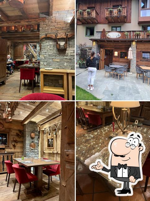 Dai un'occhiata agli interni di Brasserie La Sapinière