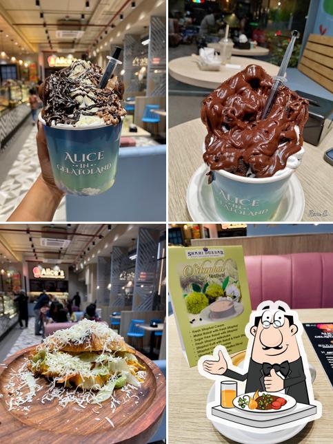 Food at Alice in Gelatoland