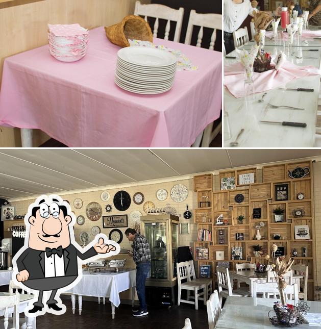 Installez-vous à l'une des tables de D'vine Garden Cafe