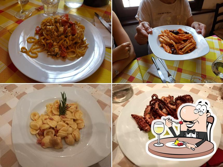 Cibo al Osteria della Via Appia Ferrucci