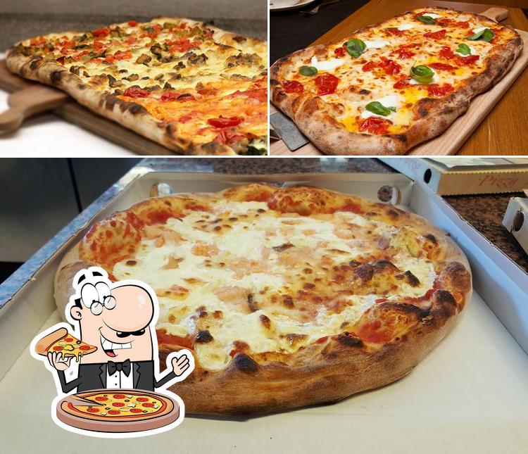 A La bottega della pizza, puoi ordinare una bella pizza