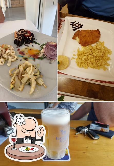 La immagine della cibo e birra di Restaurant Post