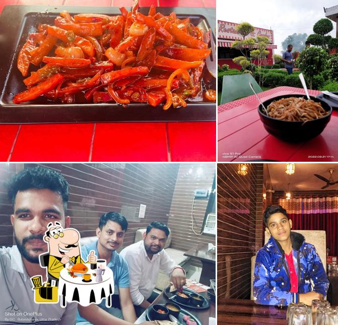 This is the picture displaying food and interior at Pradhan Restaurant & Garden