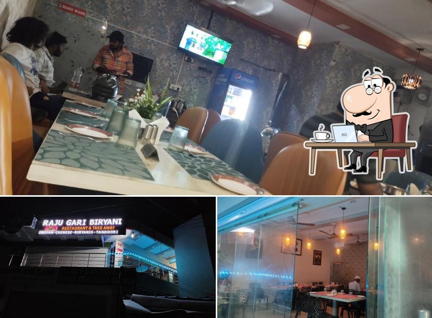 The interior of Raju Gari Biryani Manikonda