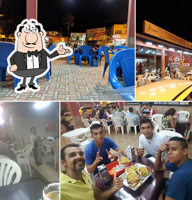 O interior do Os Minions burguer
