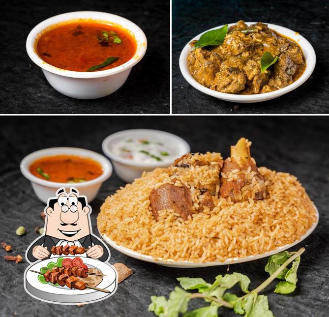 Food at Hotel biriyani darbar
