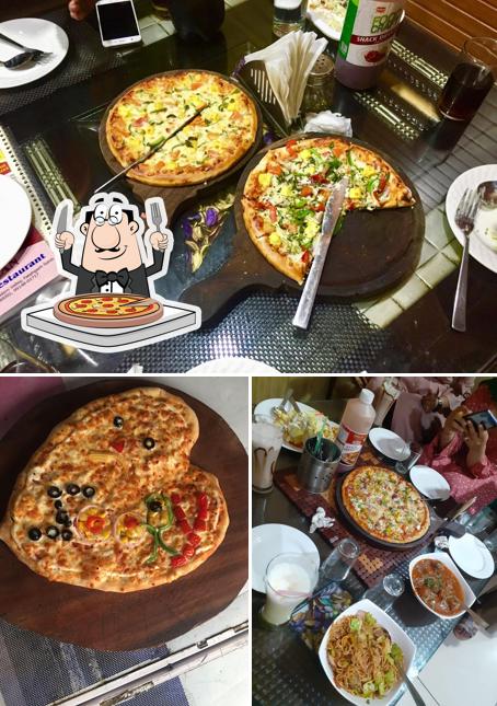 Get pizza at Italian Pizza & Restaurant