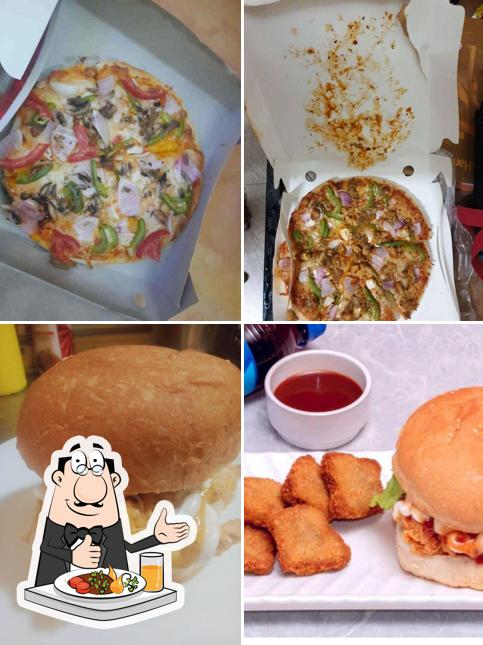 Food at kings pizza