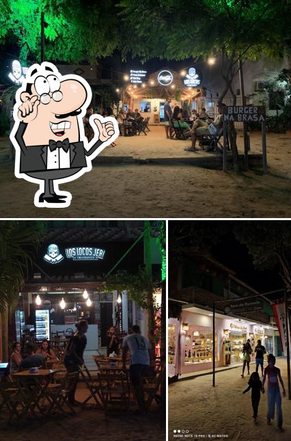O interior do Los Locos Jeri