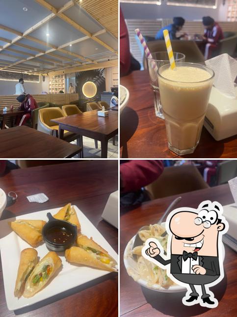 The interior of MY CAFE