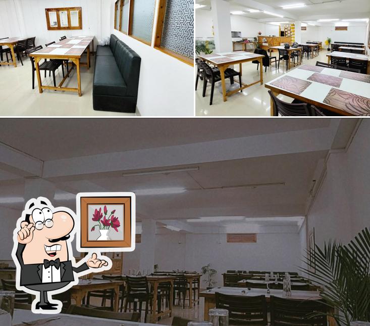 The interior of Omega's Kitchen