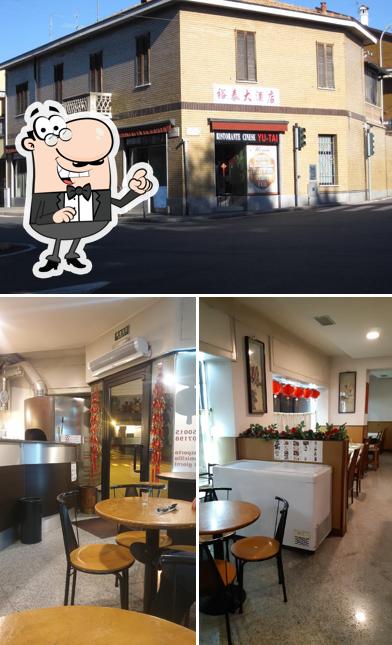 La interni e esterno del ristorante