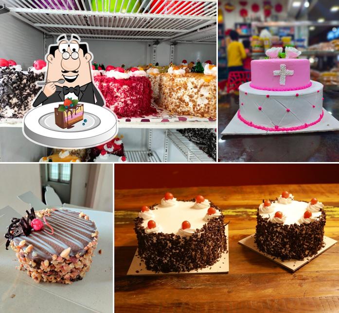 Chocolate cake at White Field Bakery