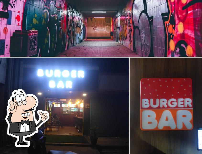 The interior of Burger Bar - Best Pizza, Burger, Veg And Non Veg Restaurant, Family Restaurant, Coffee Cafe