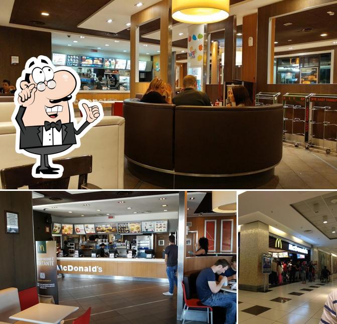 Gli interni di McDonald's Fiumicino Retail Park