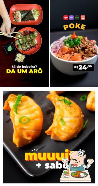 Platos en Arô Temakeria Quiosque