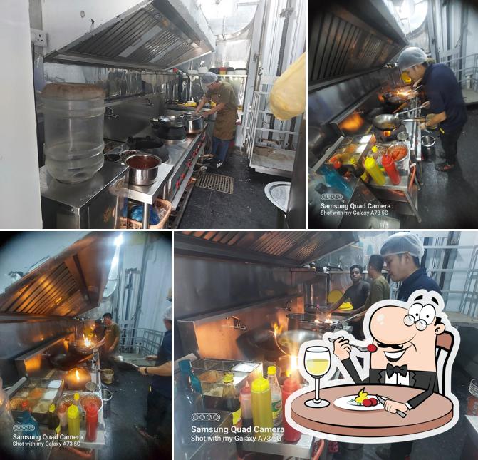 Food at Food corner (RR)