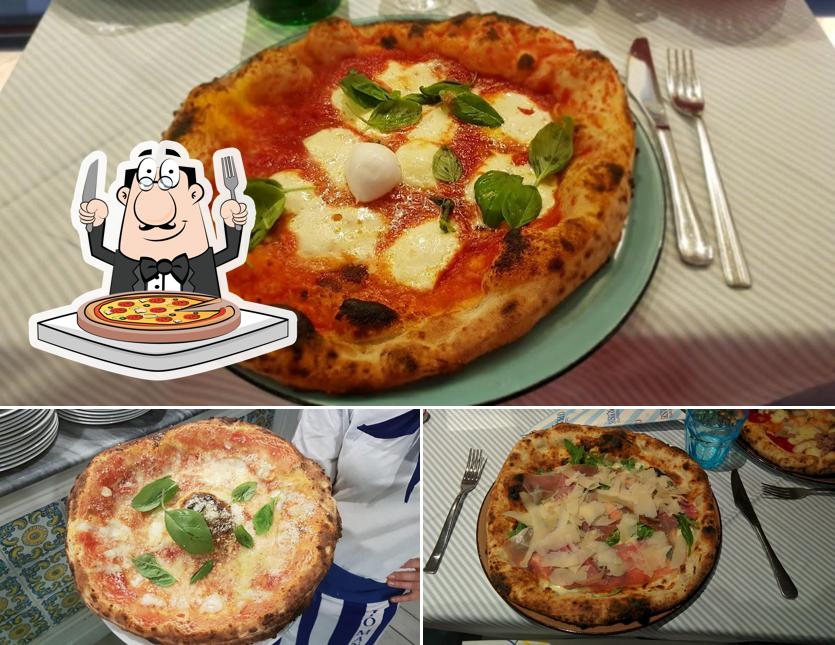 Scegli una pizza a Trattoria Caprese