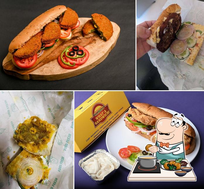 What' A Sandwich! DLF Phase-3, Gurugram for Sub, Salads, Pav, Paninis, Burger, Wraps, Beverages, Pasta, Maggi, Paratha etc.
