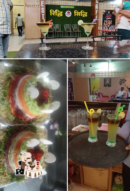 Take a look at the picture depicting food and interior at Ridhi Sidhi cafe khatri moad Neem ka thana