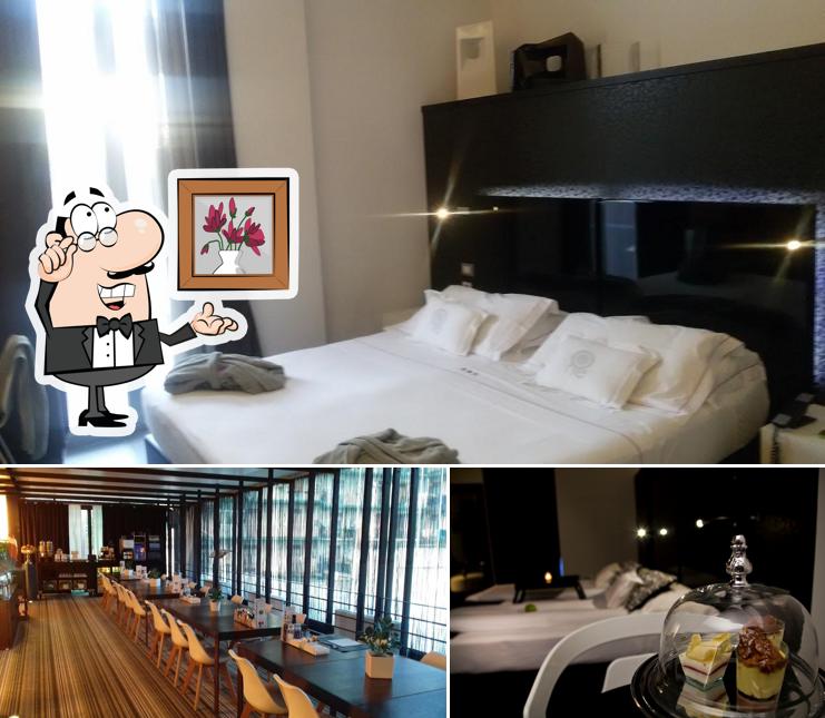 La interni e dolce del ristorante