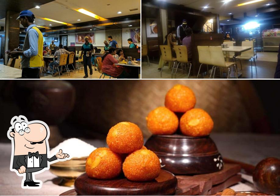 The picture of interior and food at Adyar Ananda Bhavan - A2B