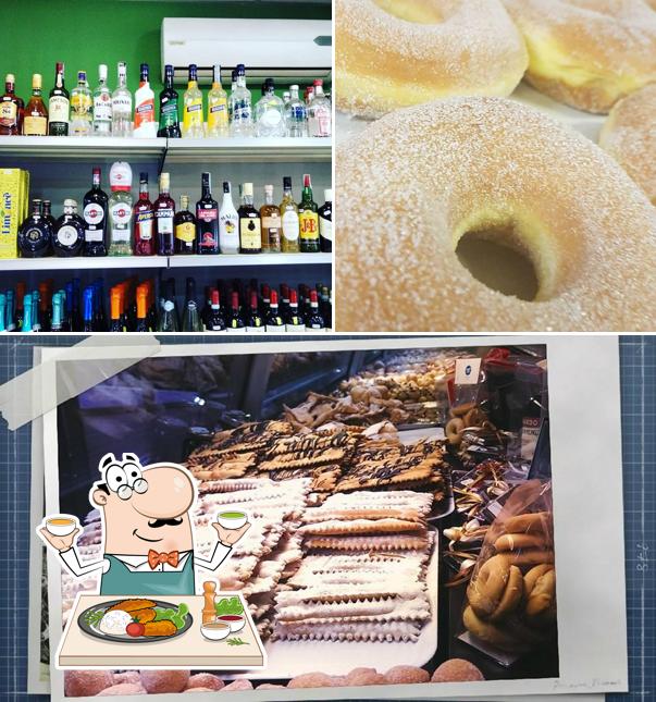 Questa è la foto che mostra la cibo e birra di Blue Ice Roma