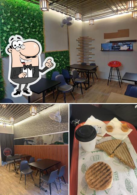 The interior of Comfy Coffee