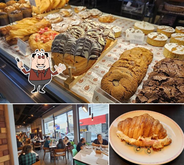 Esta é a imagem apresentando comida e interior no D'Avellar Bakery