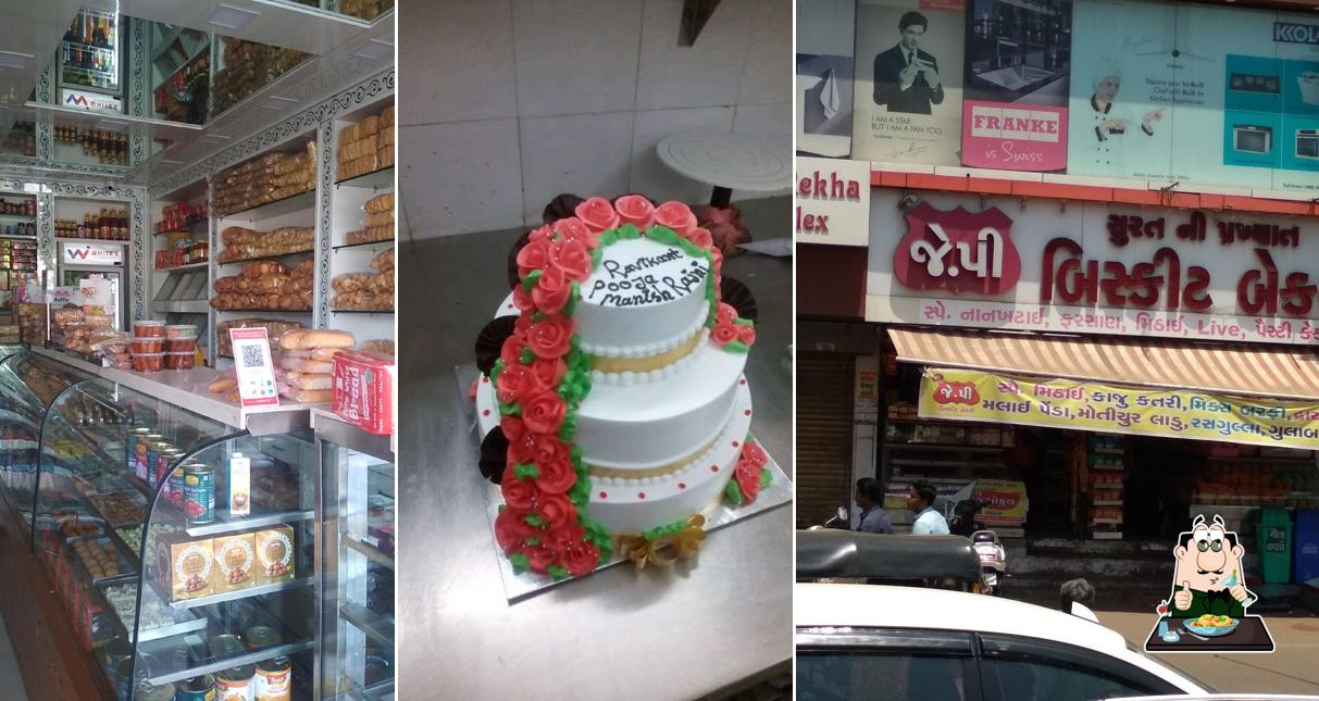 Food at New J. P Biscuit Bakery