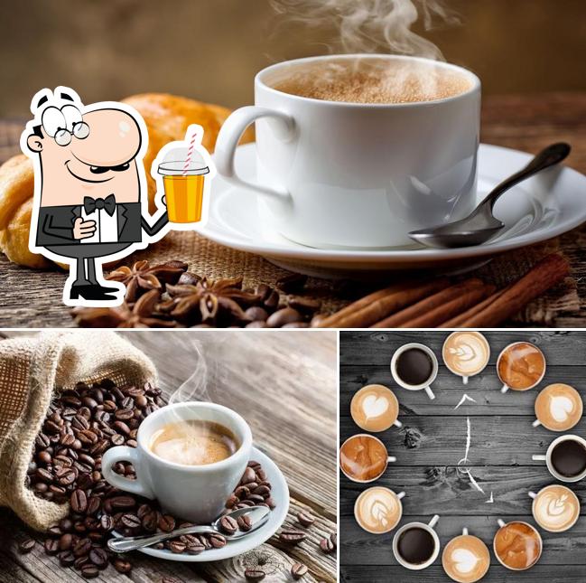 Enjoy a beverage at Basirhat CAFE