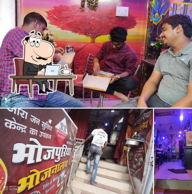 Check out how Bhojpuriya bhojanalaya looks inside