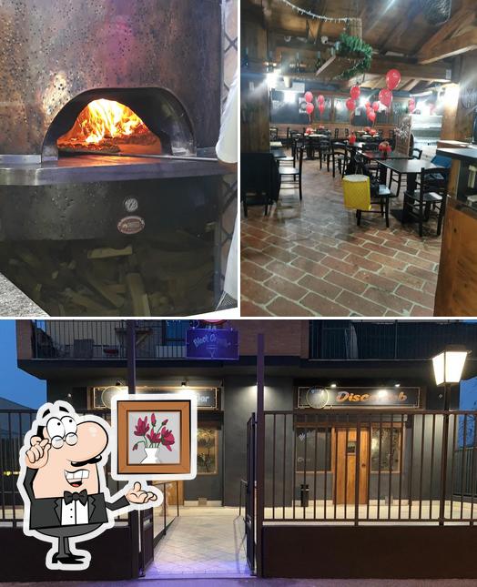 Gli interni di Black Crystal Pizzeria LoungeBar e Disco Pub