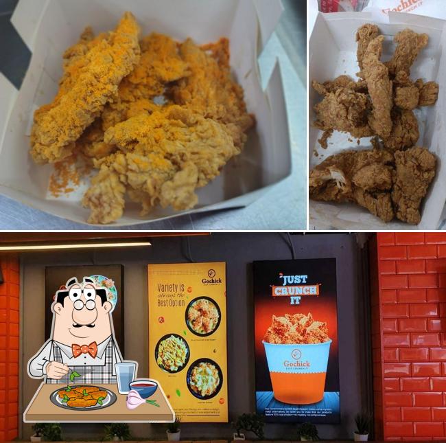 Chicken wings at Gochick Brookfield