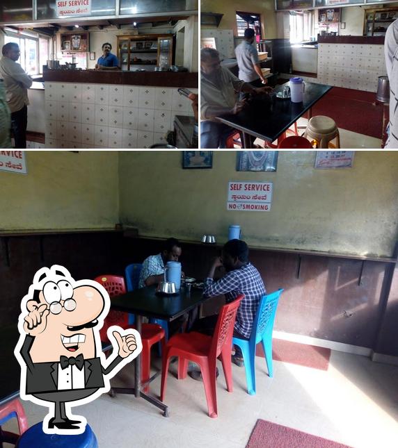 The interior of Hotel Navadurga (Veg)