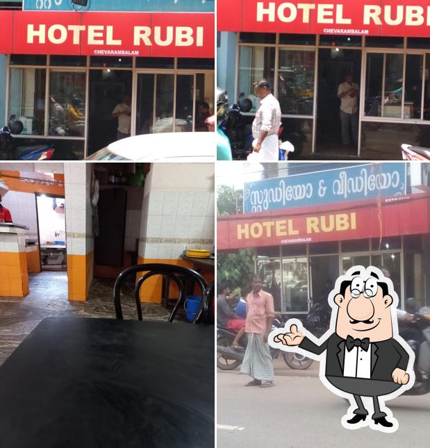 The interior of Hotel Rubi