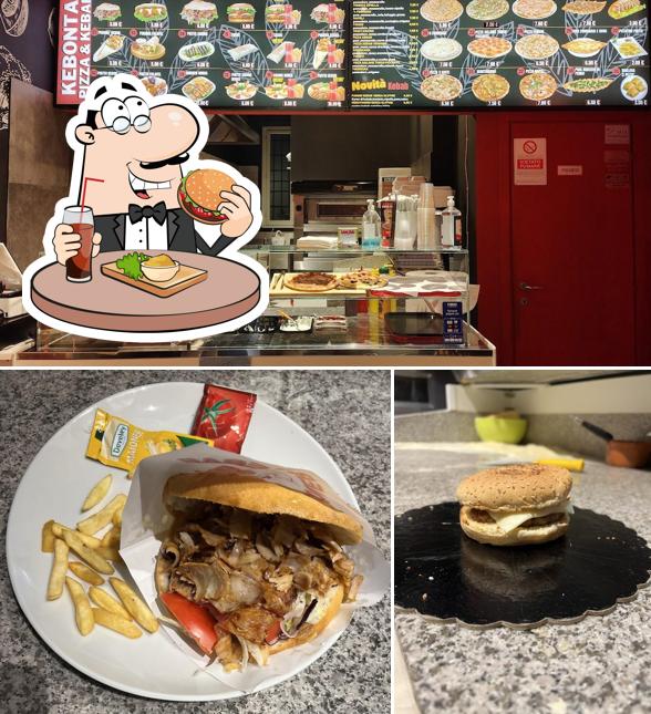 Ordina un hamburger a Kebontà pizza & kebab