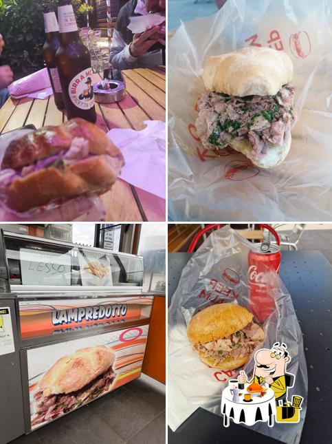 Panino con maiale stirato al Le Voyage