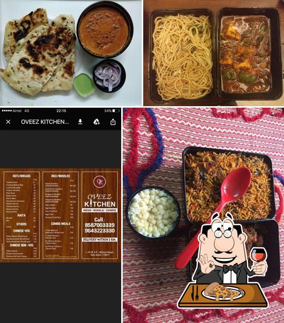 Try out pizza at Oveez Kitchen